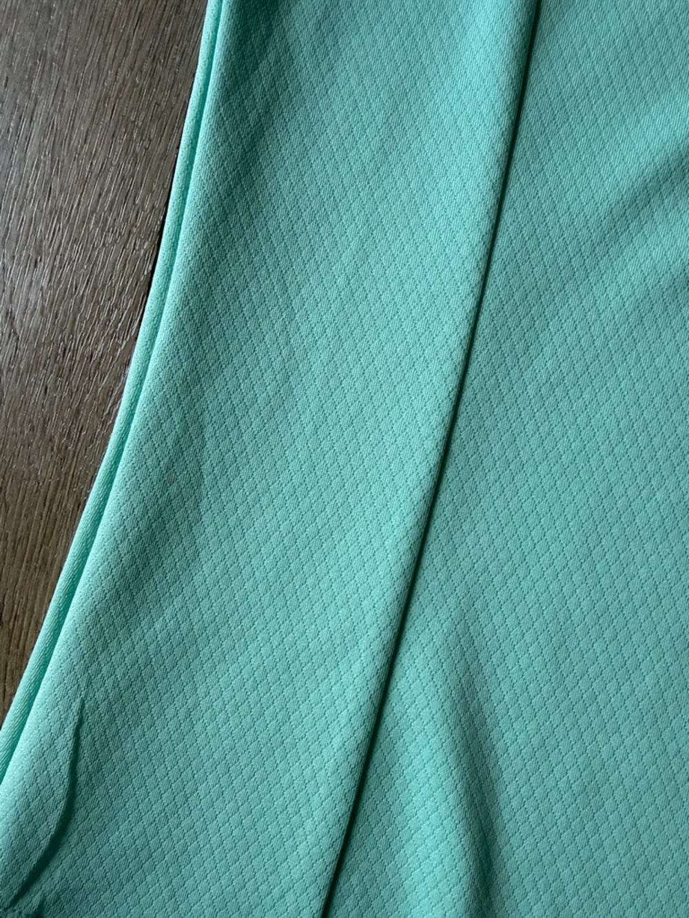 Lady Hagen Mint Green Polo-Style Short Sleeve Top - Picture 7 of 8